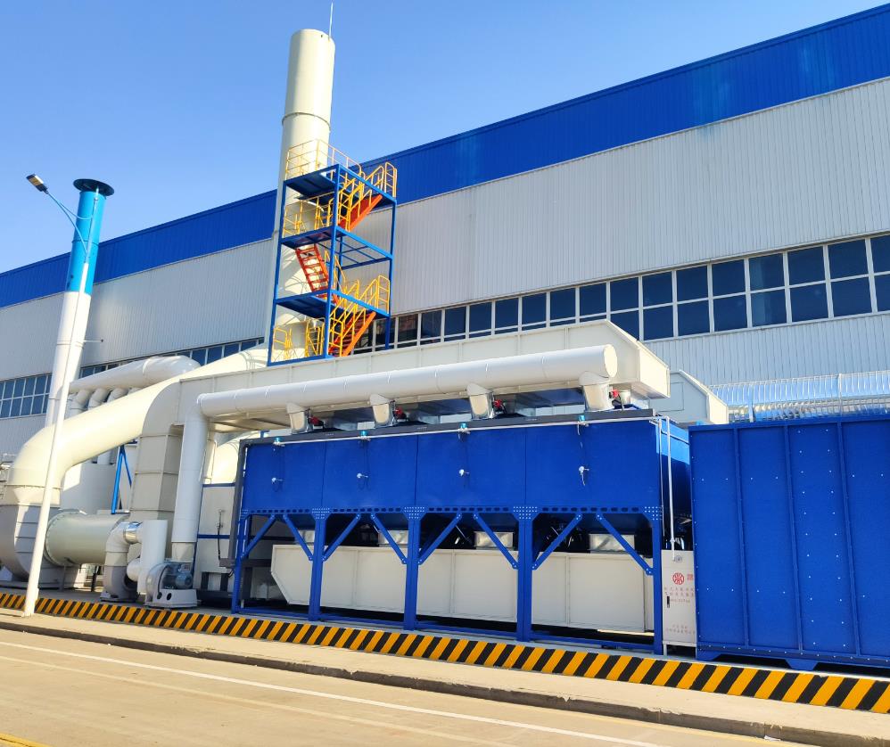 特變電工沈陽變壓器集團(tuán)金屬結(jié)構(gòu)車間六跨噴漆房廢氣項(xiàng)目